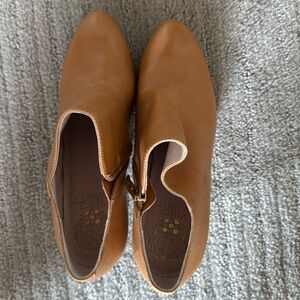 Vince Camuto luggage color ankle boots